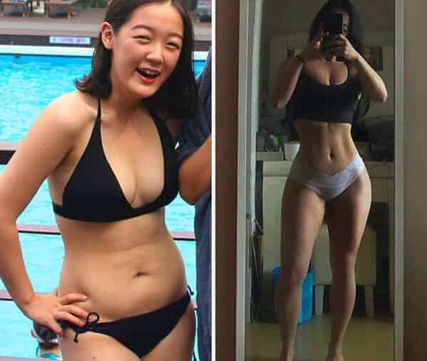 Same weight different size women, body transformations, weight loss goals, body goals, looking good, feeling good, dieting, exercise, same weight different size body transformations