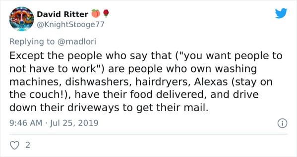 People should not have to work, UBI, universal basic income, countries with universal basic income, socialism, communism, capitalism, twitter thread, arguments for and against socialist policies, Lori Summers, viral