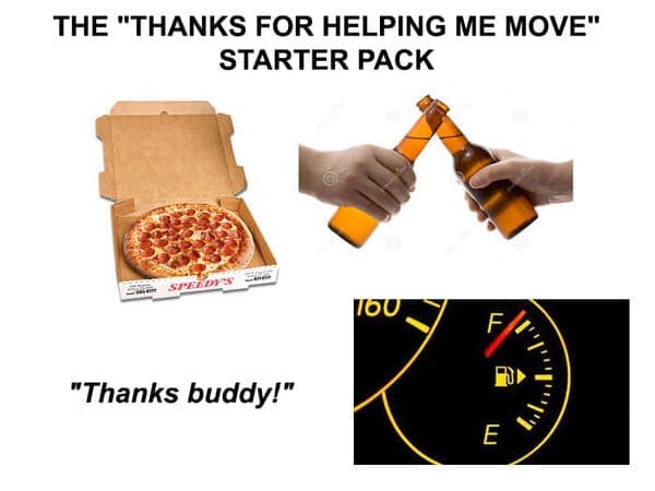 thanks for helping me move starter pack