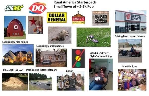 rural america starter pack