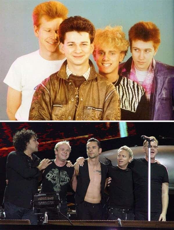 Photos of bands before they were famous, weird old photos, famous musicians when they were young, old pictures of band, wow, nostalgia, music, rock