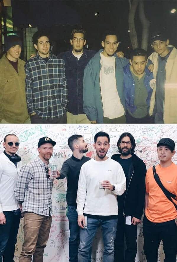 Linkin Park first band photo, Photos of bands before they were famous, weird old photos, famous musicians when they were young, old pictures of band, wow, nostalgia, music, rock