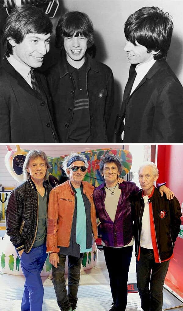 Photos of bands before they were famous, weird old photos, famous musicians when they were young, old pictures of band, wow, nostalgia, music, rock