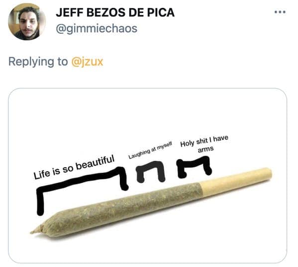 Funny joint memes, jokes about social anxiety, hilarious meme about what it’s like to get high, smoke a blunt, 420, drugs, twitter