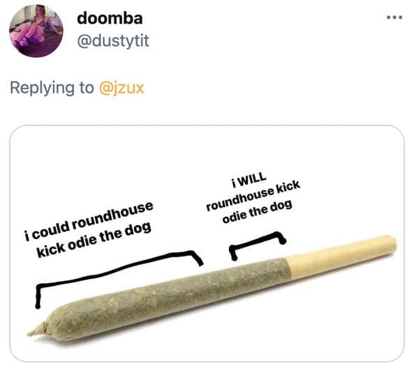 Funny joint memes, jokes about social anxiety, hilarious meme about what it’s like to get high, smoke a blunt, 420, drugs, twitter