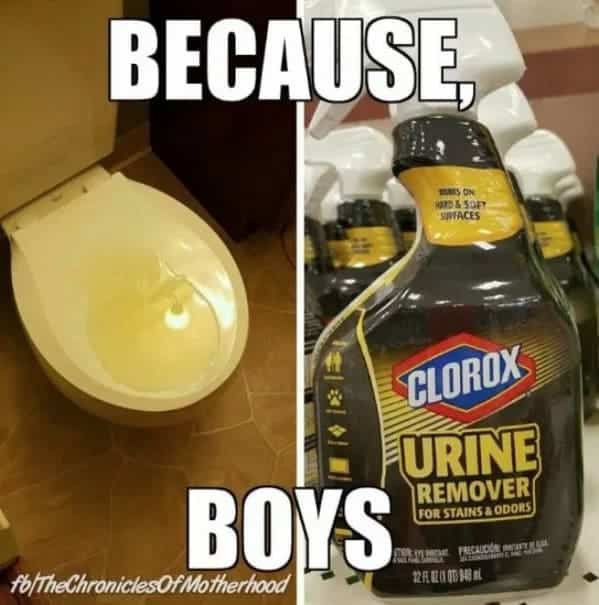 raising boys is easier, funny parenting memes, kids, jokes