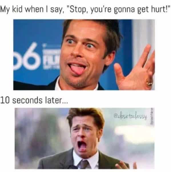 raising boys is easier, funny parenting memes, kids, jokes