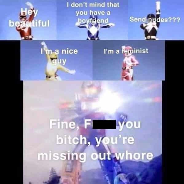 R Niceguys, nice guys reddit, men being rude to women, bad man texts, texting on dating apps, nice dudes being awful, women replying to rude jerks, friend zone, trashy 