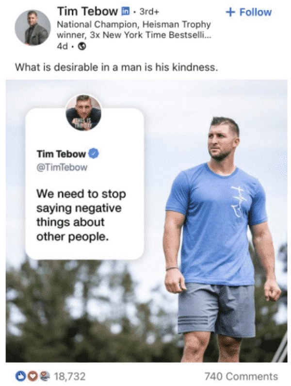 Linkedin cringey posts