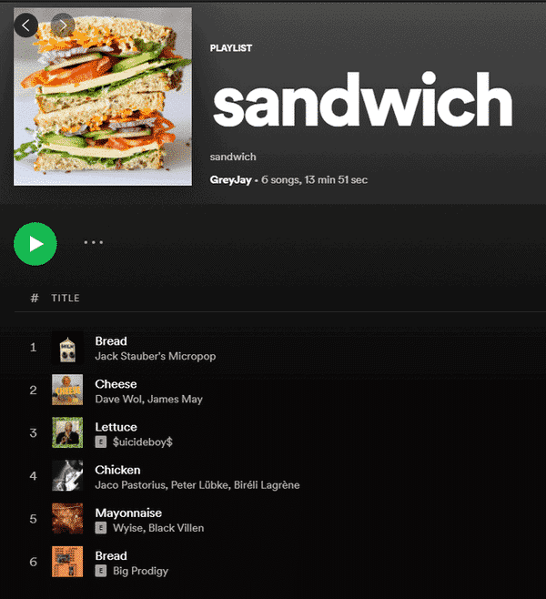 weird spotify playlists
