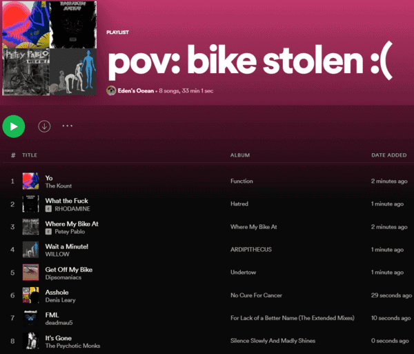 weird spotify playlists