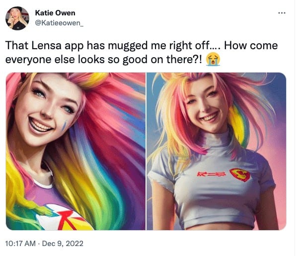 AI art selfies