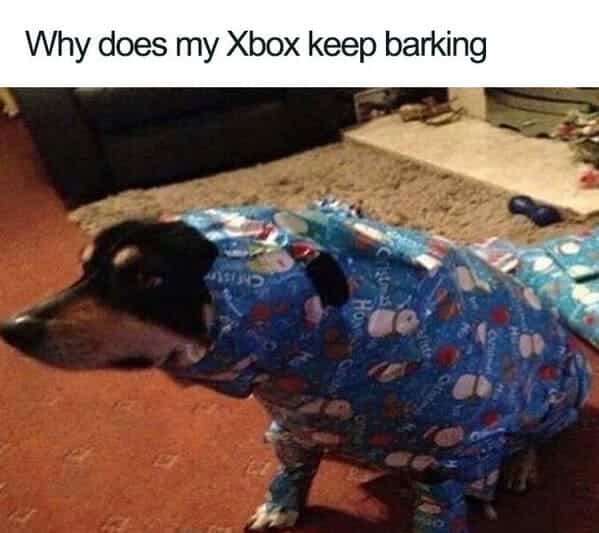 Christmas tweet dog trapping paper