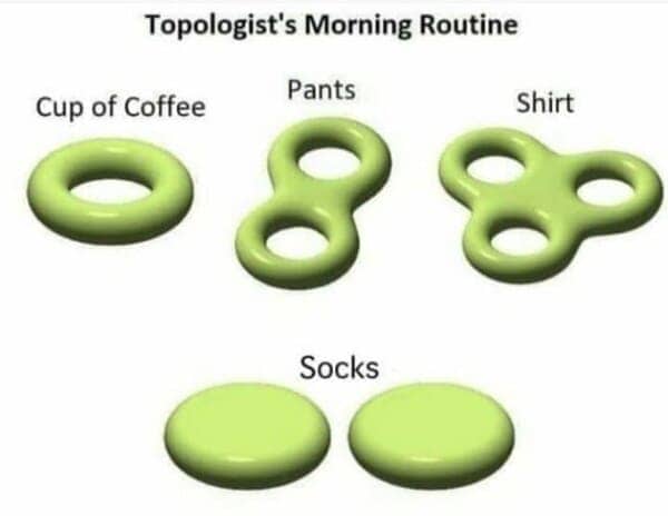 math meme - topologist