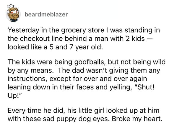 signs of bad parenting reddit