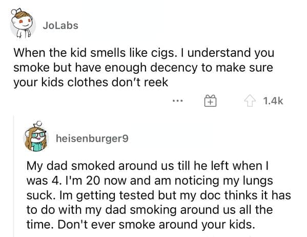 signs of bad parenting reddit