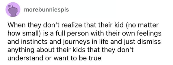 signs of bad parenting reddit
